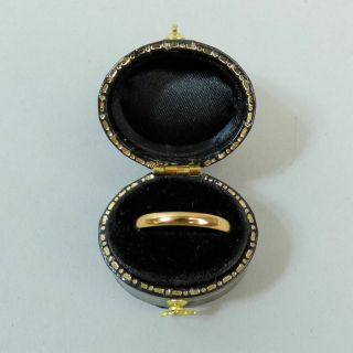 Fine George V Antique 22 Ct Gold Wedding Ring Size N 1/2 Birmingham 1930 - 2.  5 G