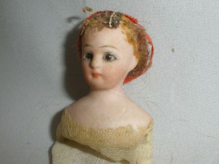 Antique German Bisque Doll Head Simon Halbig S & H 1160 Glass Eyes
