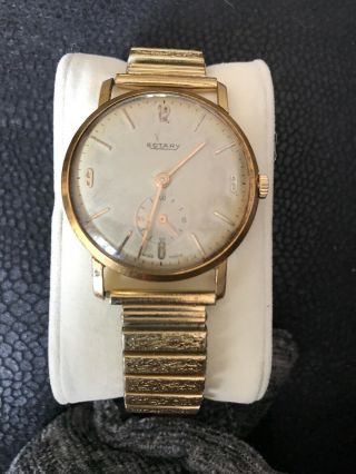 Vintage Gold Plated Gents Rotary Automatic Watch