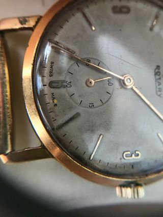 VINTAGE GOLD PLATED GENTS ROTARY AUTOMATIC WATCH 8