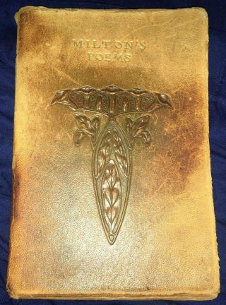 1892 Antique John Milton Complete Poetical (Paradise Lost & Regained, ) 2