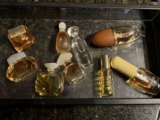 Vintage Mini Perfume Set Of 10 Ralph Lauren Estee Lauder Pleasures Full