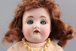13inch Antique German Kestner Dep 154 Bisque Head Doll,  Open Mouth Sleep Eyes