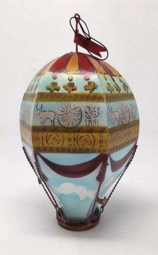 Smithsonian Institution 1997 Antique Christmas Ornament Hot Air Balloon