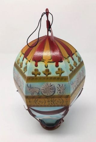 Smithsonian Institution 1997 Antique Christmas Ornament Hot Air Balloon 6