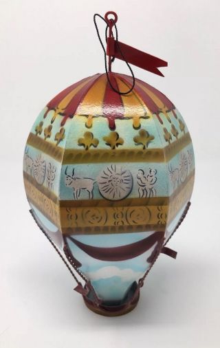Smithsonian Institution 1997 Antique Christmas Ornament Hot Air Balloon 8