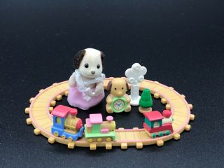 Calico Critters Sylvanian Families Play Time With Father Train Set