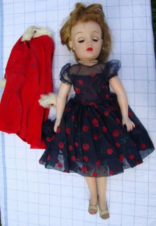 Vintage Ideal Miss Revlon Doll With Clothing And Jewelry 18 "