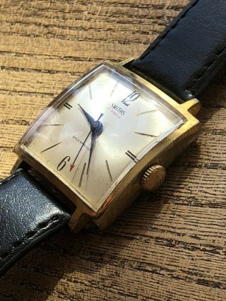 Vintage Mens Watch Smiths 21 Jewels Made In Great Britain Good Order