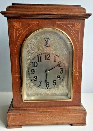 H A C Westminster Chime 8 Day Bracket Or Mantle Clock Early 1900s Period