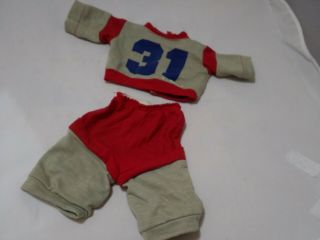 Vintage Cabbage Patch Kids Outfit 31 Red Gray Sweatpants Sports Wear
