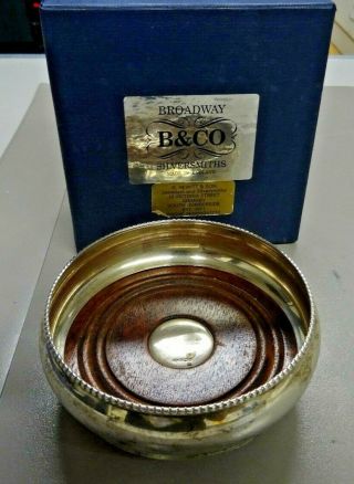 Sterling Silver Wine Coaster,  Broadway And Co