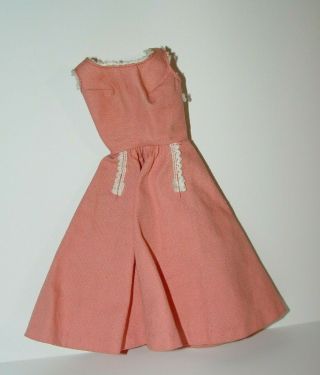 Estate Old Vintage Mattel Barbie Doll Pink Dress 20