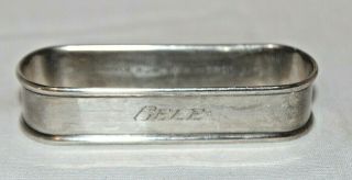 Antique Gorham Sterling Silver Napkin Ring Engraved " Cele " 10.  3 Grams 6290 - 1 Exc