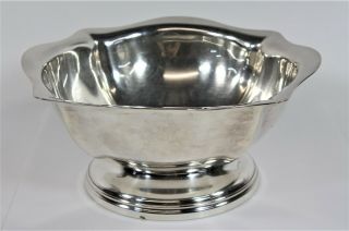 Reed & Barton 1110 Silverplate Hollowware Pedestal Fruit Bowl - Nancy Sinatra