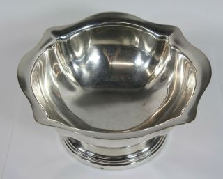 Reed & Barton 1110 Silverplate Hollowware Pedestal Fruit Bowl - Nancy Sinatra 2