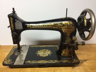 Antique Singer Treadle Sewing Machine Head 1906 H Serial No H1094072