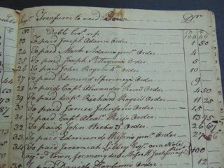 c.  1801 ANTIQUE MANUSCRIPT ACCOUNT BOOKS FOR THE TOWN OF KITTERY MAINE 4