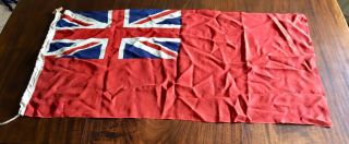 Vintage Printed Ships Red Ensign Flag Maritime Marine Nautical Boat Yacht