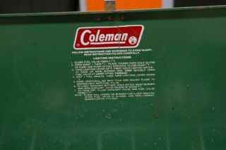 Vintage Coleman 2 - Burner Camp Stove Model 425F Dated 08/81 2