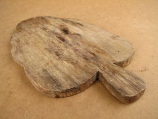Old Antique Primitive Wooden Bread Board Dough Kitchen Plate Plank Tray Rustic