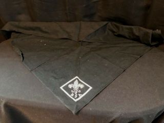 Vintage Boy Scout BSA Black Neckerchief Scarf (A051) 3
