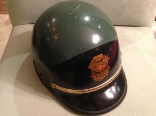 Vintage Bell Toptex Broward Deputy Sheriff Police Helmet Visor M 7 1/8