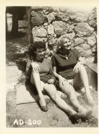 Donna Busty Brown & Friend 24 Vintage Scanned Images On Cd Hollywood Spyder Pool
