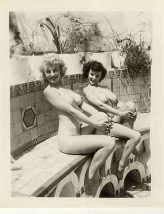 DONNA BUSTY BROWN & Friend 24 Vintage Scanned Images on CD Hollywood Spyder Pool 6