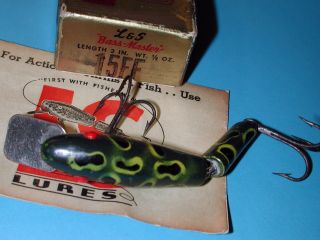 Tough L&S Bass Master Minnow.  Frog w/ opaque eyes 3