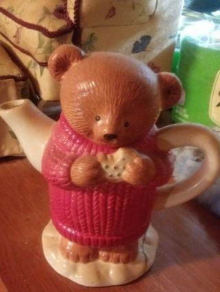 Antique Collectible Bear Decorative Teapot 10 Yrs Old