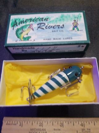 American River Bait Co.  Hand Made Fishing Lure Diving Twister Ge