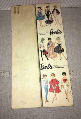 MATTEL VINTAGE 1962 BARBIE BLONDE PONYTAIL BOX - A42 2