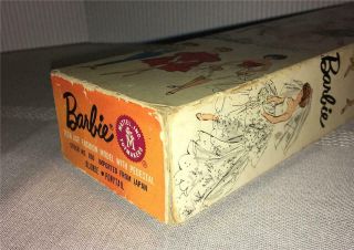 MATTEL VINTAGE 1962 BARBIE BLONDE PONYTAIL BOX - A42 7