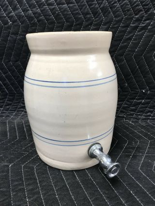 1 Gallon Stoneware Crock Water Cooler Without Lid Vintage