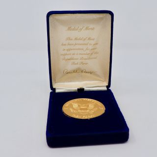 Ronald Reagan Republican Presidential Task Force Medal Of Merit