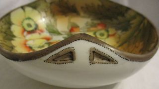 Antique,  Maple Leaf Nippon,  Porcelain Bowl with 