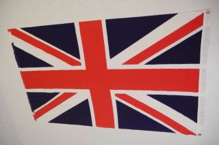 Vintage British Union Jack Flag/ Dettras Flag Company/ 3’x5’ Cotton - Exc.  Cond.