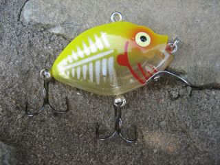 Heddon Punkinseed Ornament Lure - 2 1/2 Inch - Clear Yellowshore