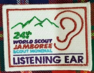 2019 24th World Scout Jamboree Listening Ear Staff Ist Embroidered Patch