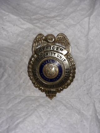 Rare Vintage Obsolete Defunct Division Of Aeronautics Security Badge