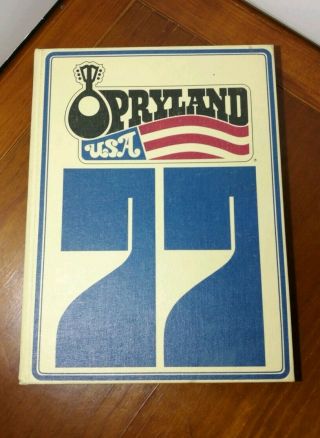 Vintage 1977 Opryland Employee Yearbook Amusement Park Nashville