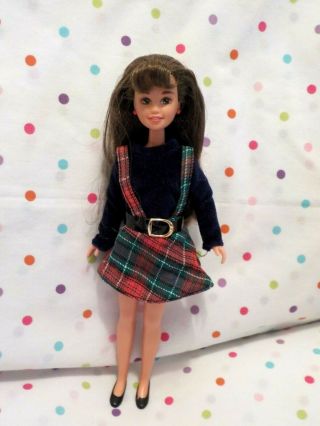 Vintage " Courtney " Doll,  Skippers Friend,  Dress,  Shoes,  Long Hair,  Mattel Excd