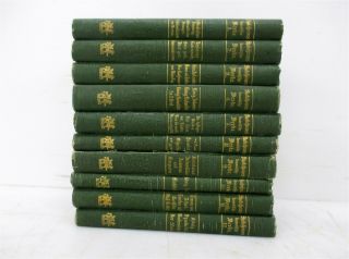 1842 Antique Shakespeare Hardcover Book Set 10 Volumes German Language