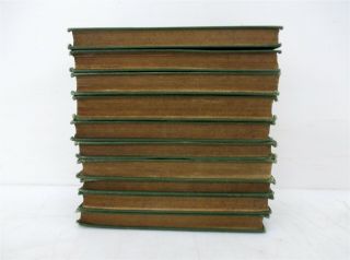 1842 Antique Shakespeare Hardcover Book Set 10 Volumes German Language 2