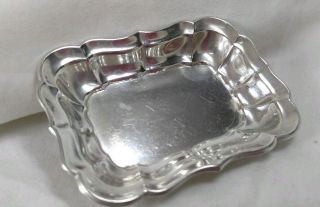 Antique Sterling Silver 925 By Reed & Barton Scalloped - Ash Tray - Trinket Dish