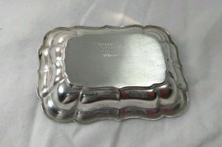 Antique Sterling Silver 925 By REED & BARTON Scalloped - Ash Tray - Trinket Dish 6