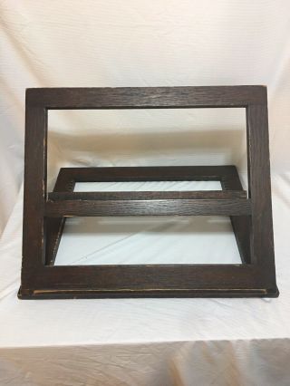 Antique Wood Book Stand (20x23)