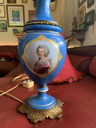 Antique 19th Century Lamp (sevres Style)
