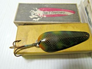 EPPINGER ' S DARDEVLE LURES NO.  22 SPOON FISHING LURE W/ BOX AND PAPERS 3